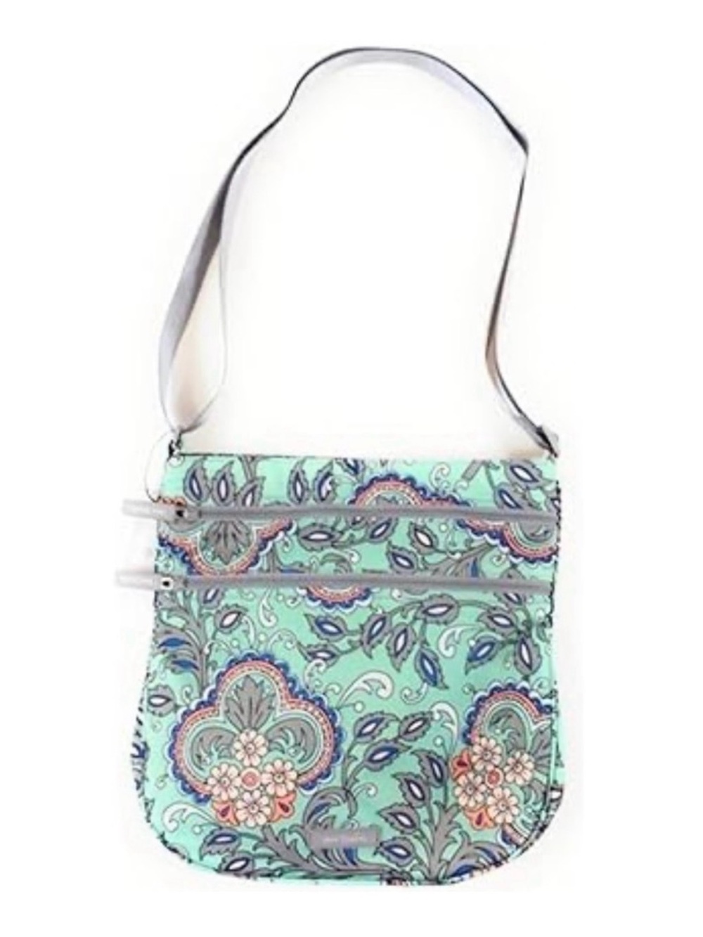 Vera Bradley Trio Zip Hipster Fan Flowers